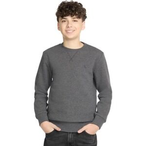 Calvin Klein Jeans Youth Boys Long Sleeve Sweatshirt  Gray Size Small 7/8